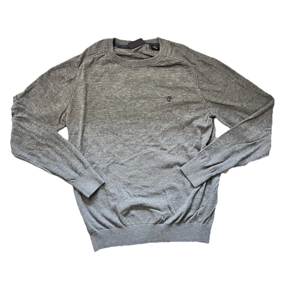 Women's Timberland Size Medium Basic Grey Sweater 100% Organic Cotton Comforts